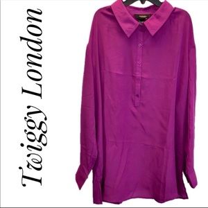 VINTAGE | TWIGGY LONDON | LONG SLEEVE TOPS | 1X